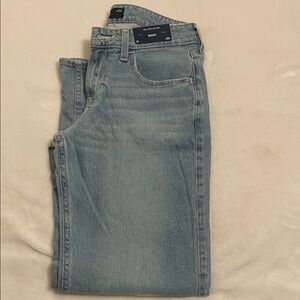 Women's Hollister Low Rise Baggy Wide Leg Blue Jeans Size 25